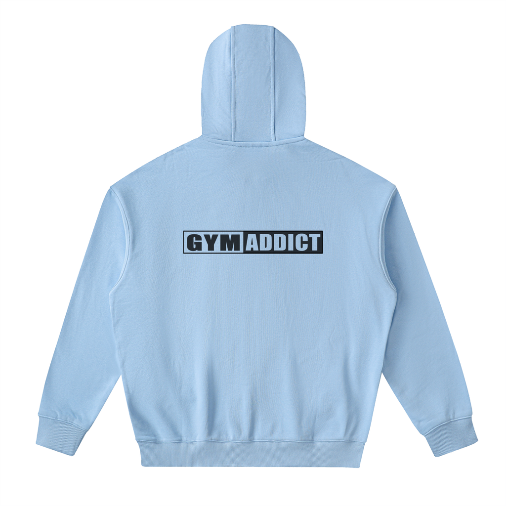 Drop-Shoulder Zip Up Hoodie