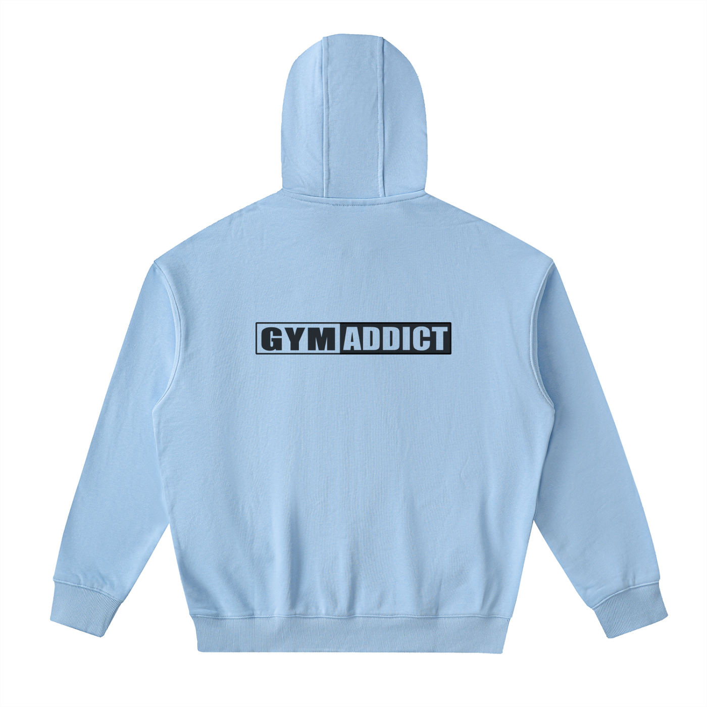 Drop-Shoulder Zip Up Hoodie