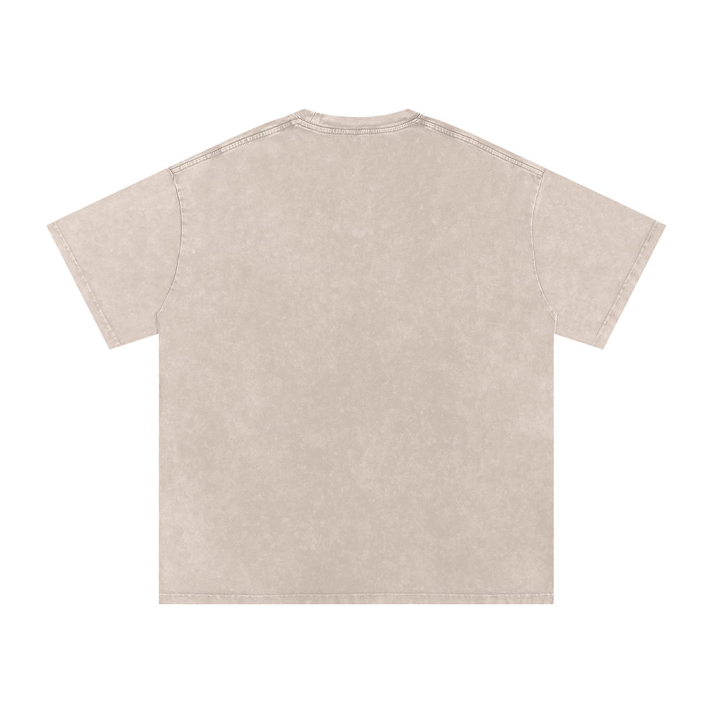 Acid Washed Oversized Cotton T-Shirt