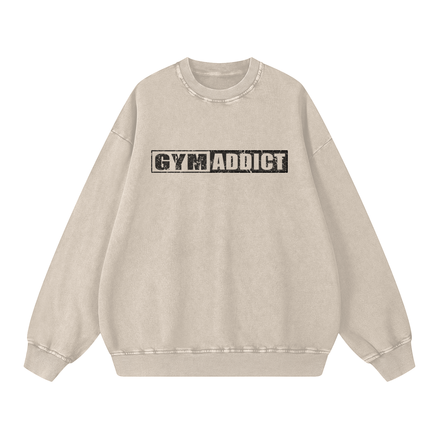 Acid Washed Oversized Sweatshirt