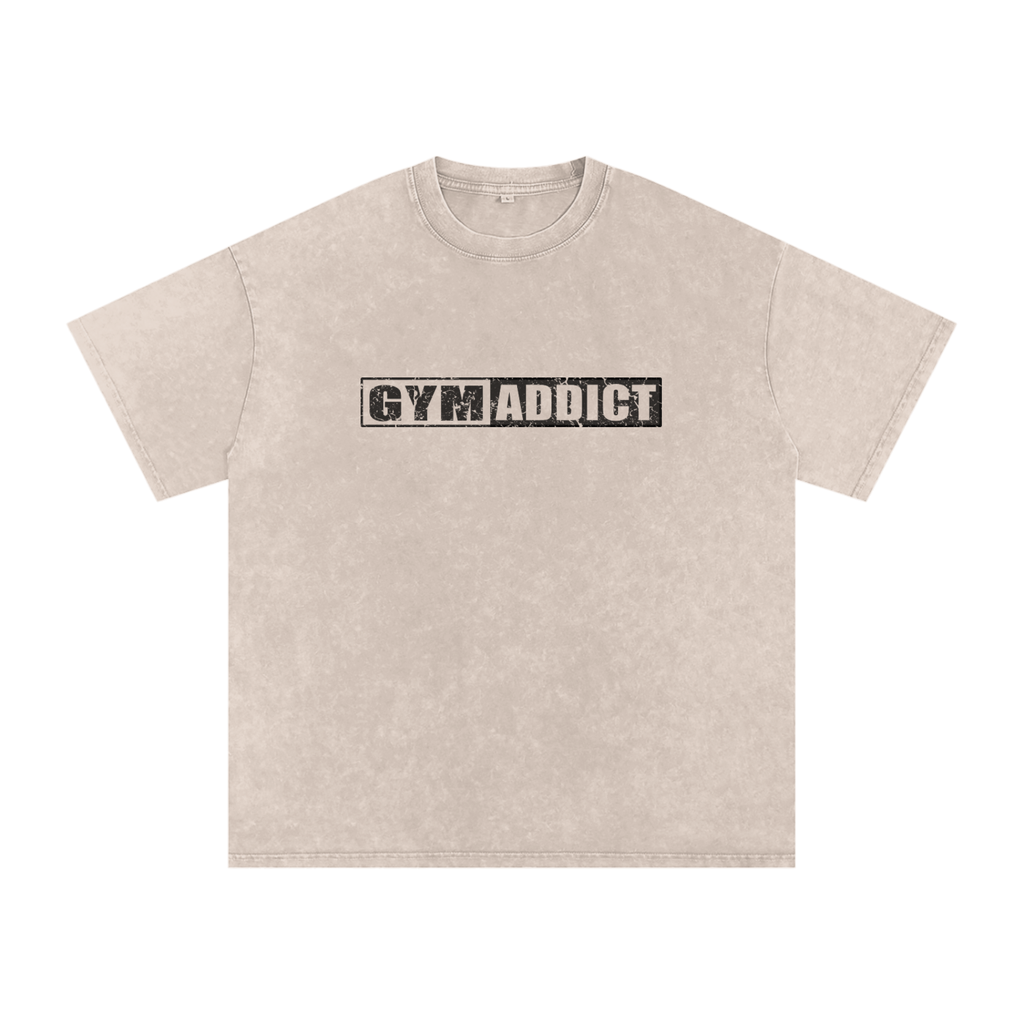 Acid Washed Oversized Cotton T-Shirt