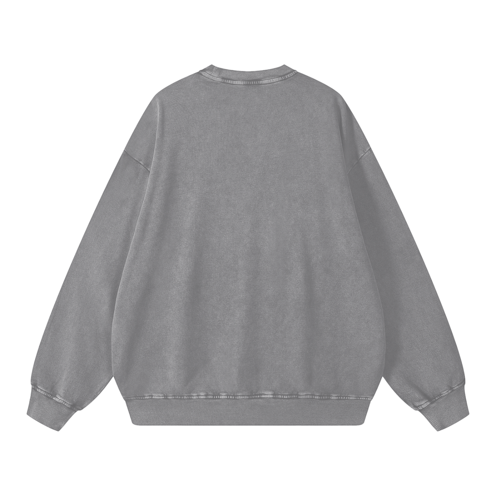 Acid Washed Oversized Sweatshirt